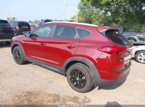 KM8J3CA48LU227413 2020 HYUNDAI TUCSON Red Հետևի ձախ
