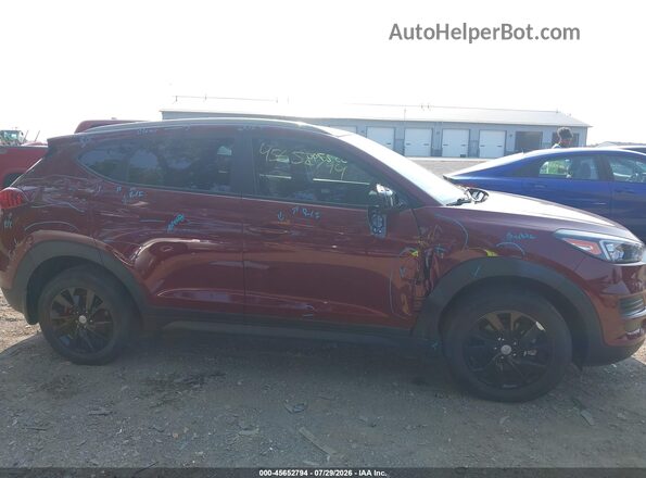 KM8J3CA48LU227413 2020 HYUNDAI TUCSON Red Սալոնի հետևի տեսք