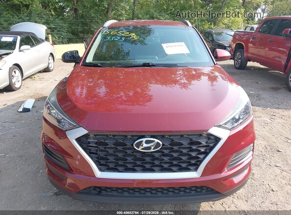KM8J3CA48LU227413 2020 HYUNDAI TUCSON Red Սարքավորումների վահանակի տեսք