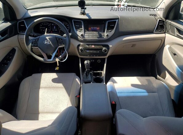 KM8J3CA49HU516050 2017 HYUNDAI TUCSON Black Dashboard view