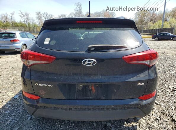 KM8J3CA49HU516050 2017 HYUNDAI TUCSON Black Rear view