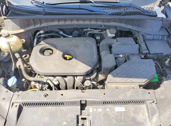 KM8J3CA49HU516050 2017 HYUNDAI TUCSON Black Engine compartment view