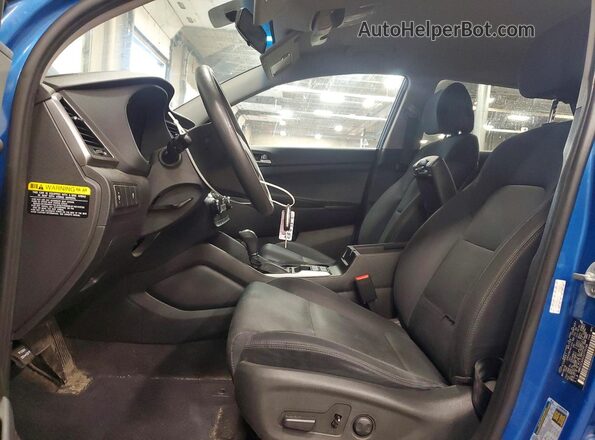 KM8J3CA49JU775188 2018 HYUNDAI TUCSON Blue Սալոնի դիմացի տեսք