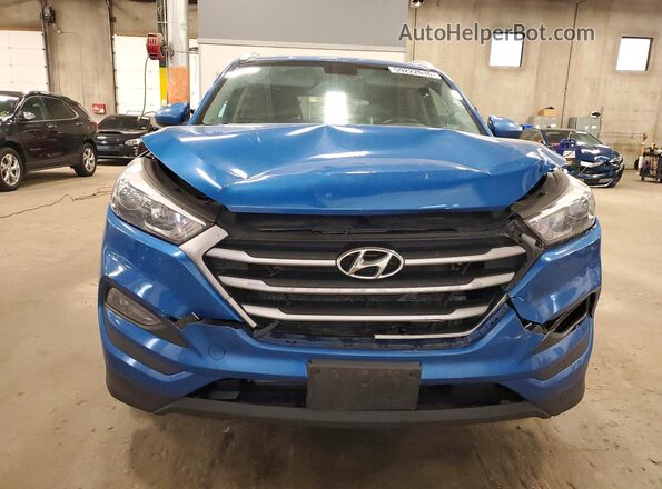 KM8J3CA49JU775188 2018 HYUNDAI TUCSON Blue Դիմացի տեսք