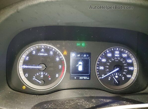KM8J3CA49JU775188 2018 HYUNDAI TUCSON Blue Սարքավորումների վահանակի տեսք