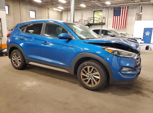 KM8J3CA49JU775188 2018 HYUNDAI TUCSON Blue Առջևի աջ