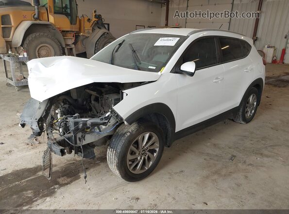 KM8J3CA4XGU023282 2016 HYUNDAI TUCSON Белый Передняя левая четверть