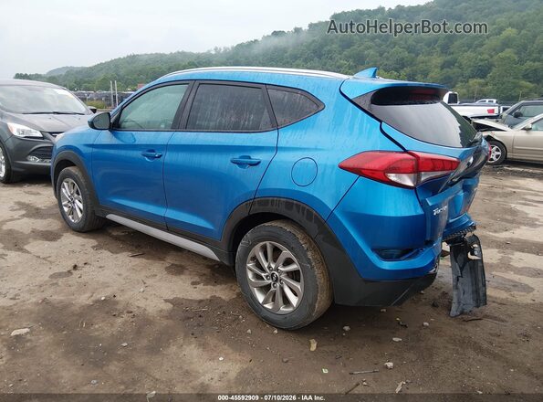 KM8J3CA4XJU739736 2018 HYUNDAI TUCSON Blue Задня ліва чверть