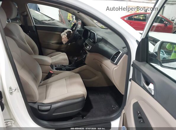 KM8J3CA4XMU293575 2021 HYUNDAI TUCSON White Widok wnętrza z przodu
