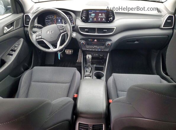 KM8J3CAL0KU008600 2019 HYUNDAI TUCSON Gray Dashboard view
