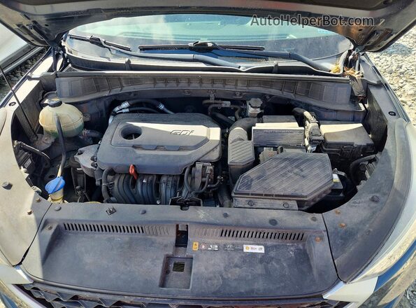 KM8J3CAL0KU030712 2019 HYUNDAI TUCSON Gray უკანა სალონის ხედი