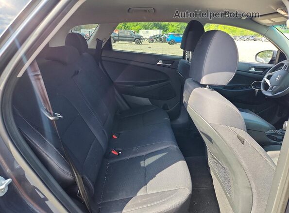 KM8J3CAL0KU030712 2019 HYUNDAI TUCSON Gray უკანა სავარძლების ხედი
