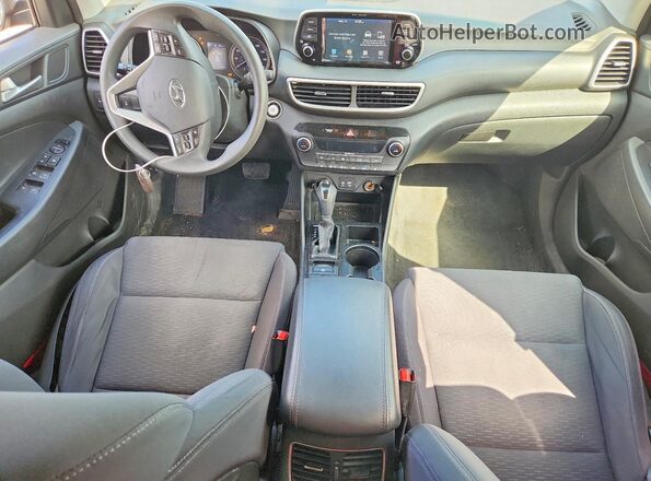 KM8J3CAL0KU030712 2019 HYUNDAI TUCSON Gray წინა პანელის ხედი