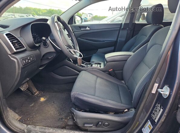 KM8J3CAL0KU030712 2019 HYUNDAI TUCSON Gray წინა სალონის ხედი