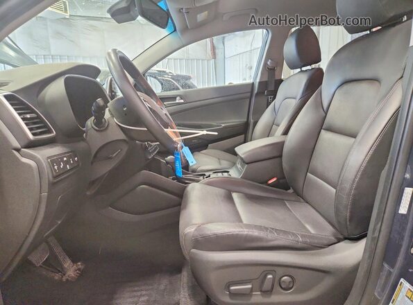 KM8J3CAL0KU901284 2019 HYUNDAI TUCSON Угольный Вид салона спереди