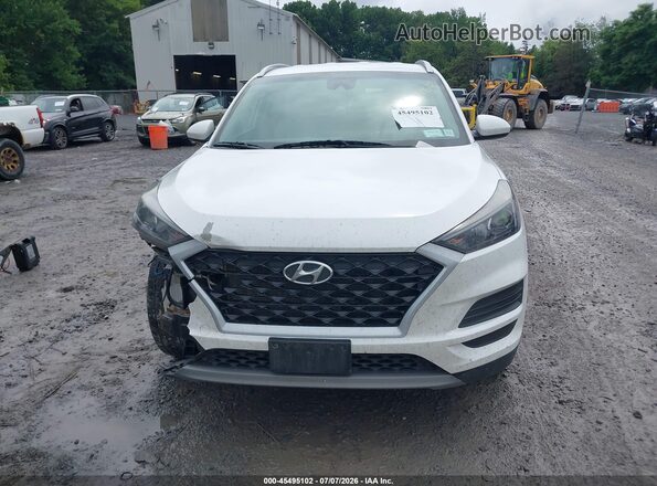 KM8J3CAL0KU958018 2019 HYUNDAI TUCSON White Instrument cluster view