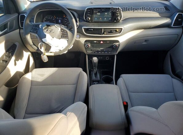 KM8J3CAL0MU350244 2021 HYUNDAI TUCSON Silver წინა პანელის ხედი