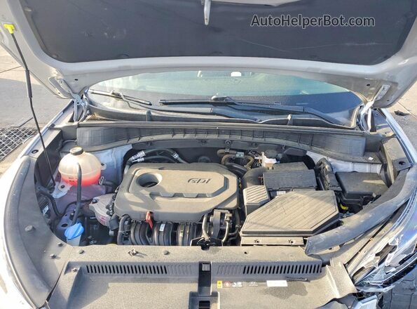 KM8J3CAL0MU350244 2021 HYUNDAI TUCSON Silver ძრავის განყოფილების ხედი