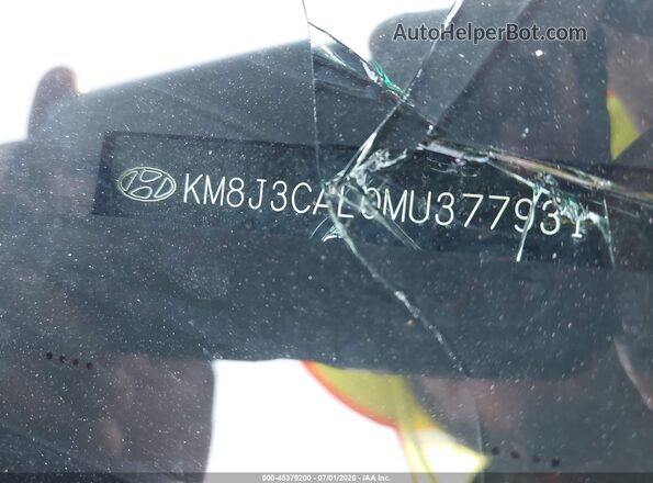 KM8J3CAL0MU377931 2021 HYUNDAI TUCSON Silver 