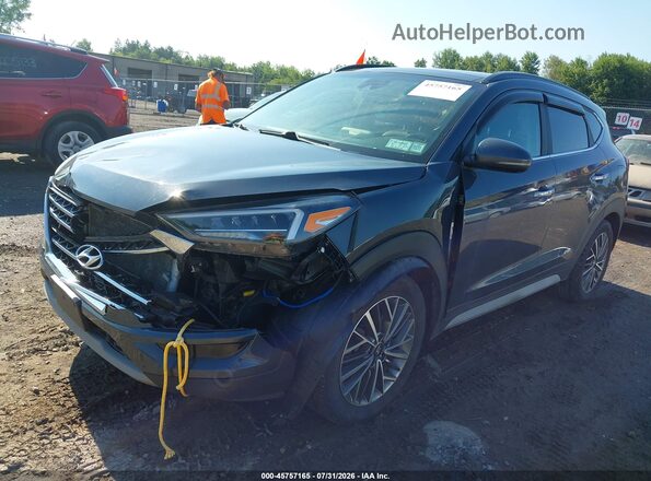 KM8J3CAL1KU071415 2019 HYUNDAI TUCSON Pewter წინა მარცხენა ხედი სამი მეოთხედიდან