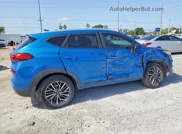 KM8J3CAL1KU993313 2019 HYUNDAI TUCSON Blue Tył prawy