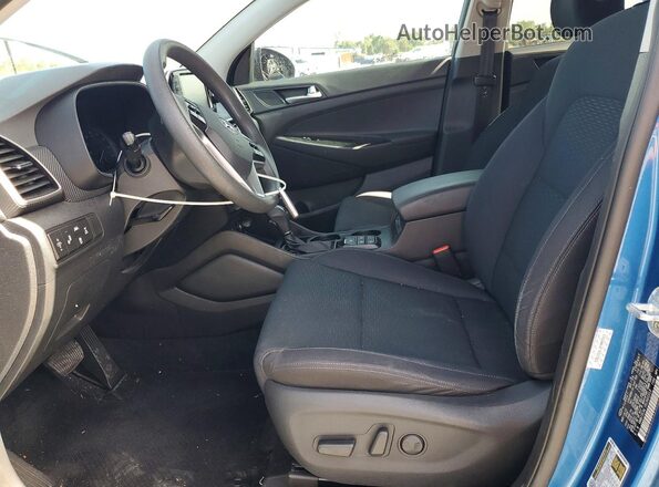 KM8J3CAL1KU993313 2019 HYUNDAI TUCSON Blue Widok wnętrza z przodu