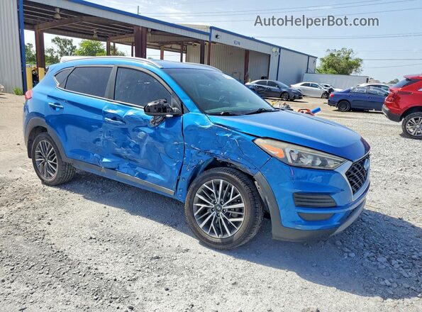 KM8J3CAL1KU993313 2019 HYUNDAI TUCSON Blue Przód prawy