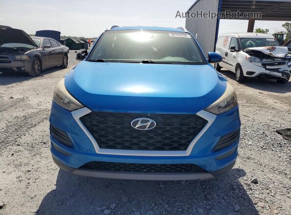KM8J3CAL1KU993313 2019 HYUNDAI TUCSON Blue Widok z przodu