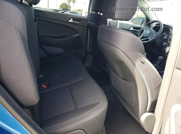 KM8J3CAL1KU993313 2019 HYUNDAI TUCSON Blue Widok wnętrza z tyłu