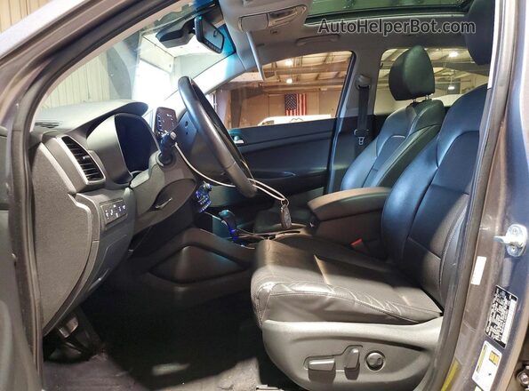 KM8J3CAL1LU257831 2020 HYUNDAI TUCSON Gray წინა სალონის ხედი