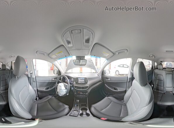KM8J3CAL1MU283864 2021 HYUNDAI TUCSON Угольный Панорамный вид салона 360°