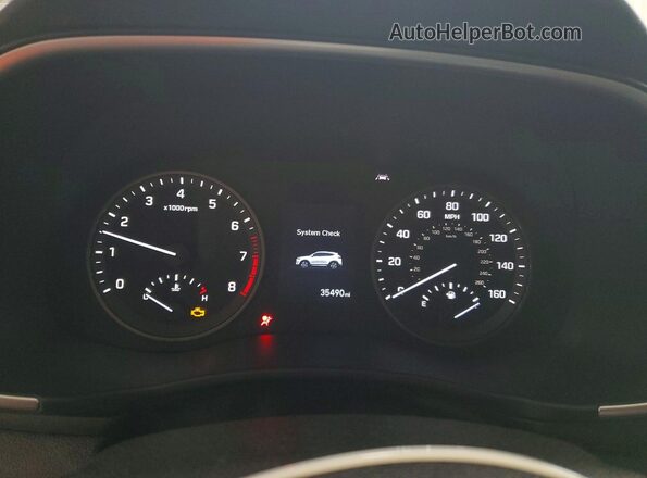 KM8J3CAL1MU283864 2021 HYUNDAI TUCSON Угольный Вид щитка приборов