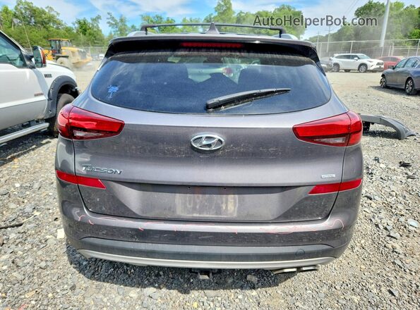 KM8J3CAL1MU326292 2021 HYUNDAI TUCSON Gray Widok z tyłu