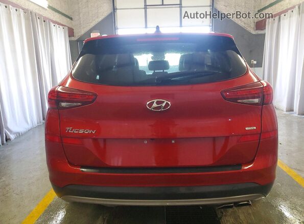 KM8J3CAL1MU356277 2021 HYUNDAI TUCSON Бордовый Вид сзади