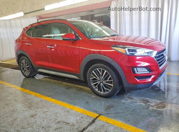 KM8J3CAL1MU356277 2021 HYUNDAI TUCSON Бордовый Передняя правая четверть