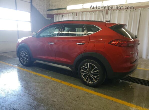 KM8J3CAL1MU356277 2021 HYUNDAI TUCSON Бордовый Задняя левая четверть