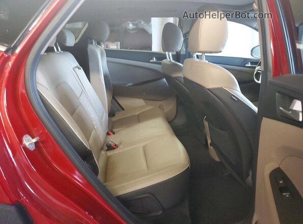KM8J3CAL1MU356277 2021 HYUNDAI TUCSON Бордовый Вид задней части салона