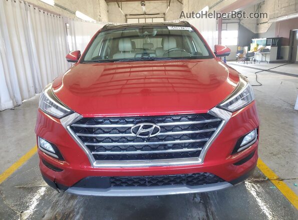 KM8J3CAL1MU356277 2021 HYUNDAI TUCSON Бордовый Панорамный вид салона 360°