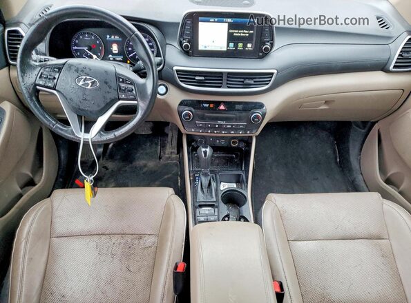 KM8J3CAL1MU356277 2021 HYUNDAI TUCSON Бордовый Вид панели приборов