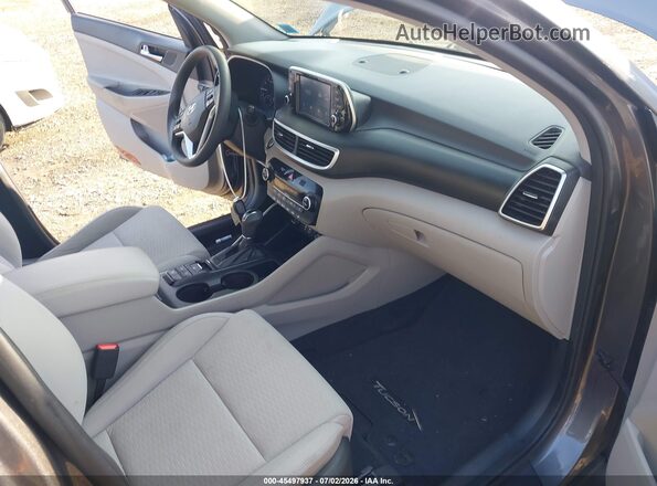 KM8J3CAL1MU371345 2021 HYUNDAI TUCSON Gray Սալոնի դիմացի տեսք
