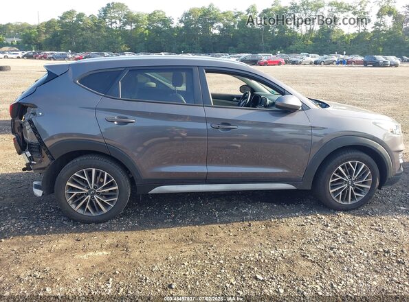 KM8J3CAL1MU371345 2021 HYUNDAI TUCSON Gray Սալոնի հետևի տեսք