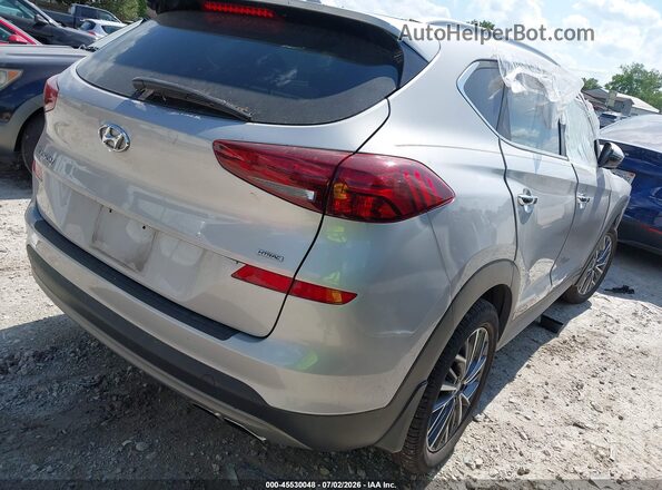 KM8J3CAL1MU375783 2021 HYUNDAI TUCSON Серебряный Задняя правая четверть