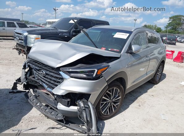 KM8J3CAL1MU375783 2021 HYUNDAI TUCSON Серебряный Передняя левая четверть