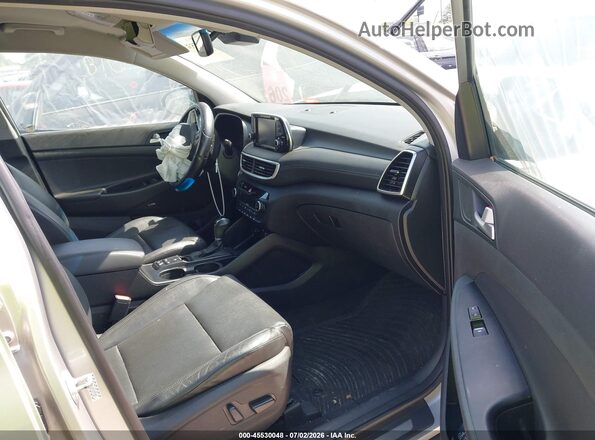 KM8J3CAL1MU375783 2021 HYUNDAI TUCSON Серебряный Вид салона спереди