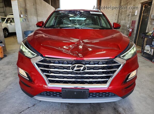KM8J3CAL1MU392101 2021 HYUNDAI TUCSON Red Դիմացի տեսք