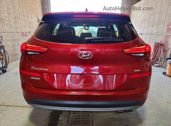 KM8J3CAL1MU392101 2021 HYUNDAI TUCSON Red Հետևի տեսք