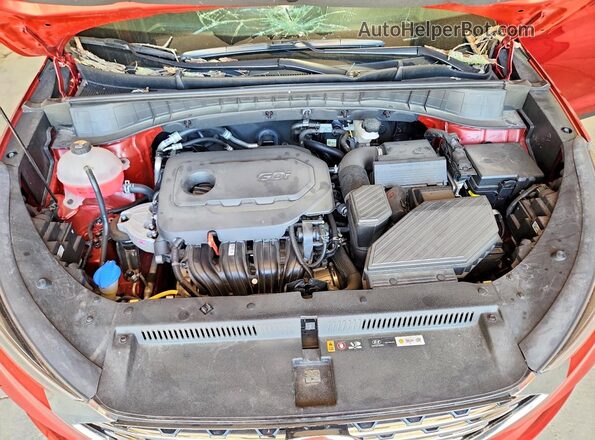 KM8J3CAL1MU392101 2021 HYUNDAI TUCSON Red Շարժիչի բաժամունքի տեսք