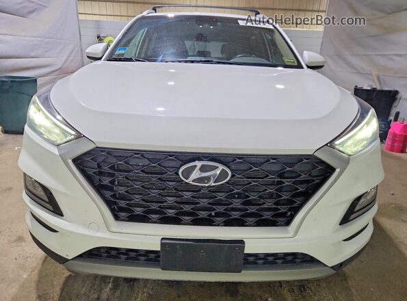 KM8J3CAL1MU404652 2021 HYUNDAI TUCSON White Widok z przodu