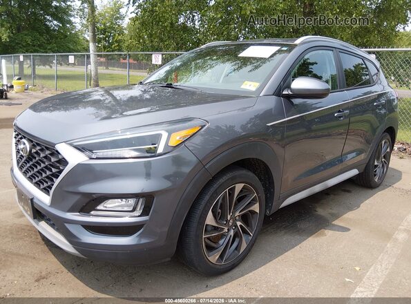 KM8J3CAL1MU410595 2021 HYUNDAI TUCSON Gray Przód lewy