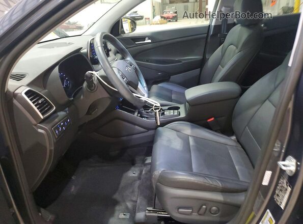 KM8J3CAL2KU048788 2019 HYUNDAI TUCSON Blue Front interior view